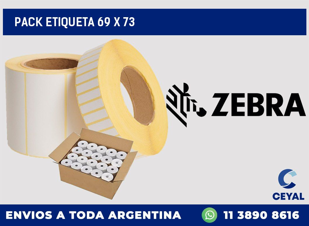 pack etiqueta 69 x 73