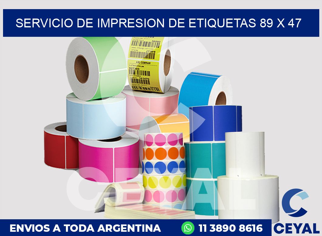 servicio de impresion de etiquetas 89 x 47