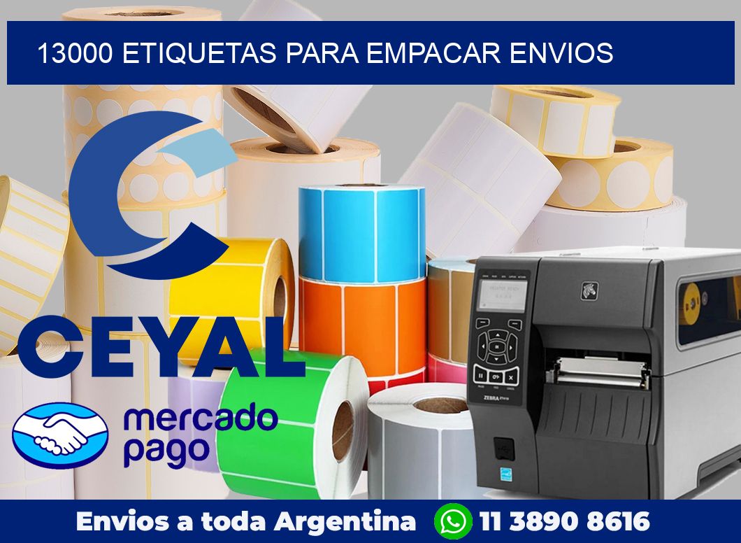 13000 Etiquetas para empacar envios