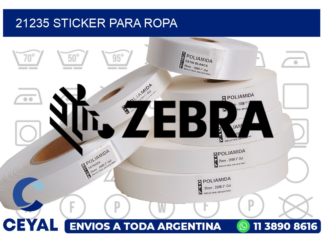 21235 Sticker para ropa