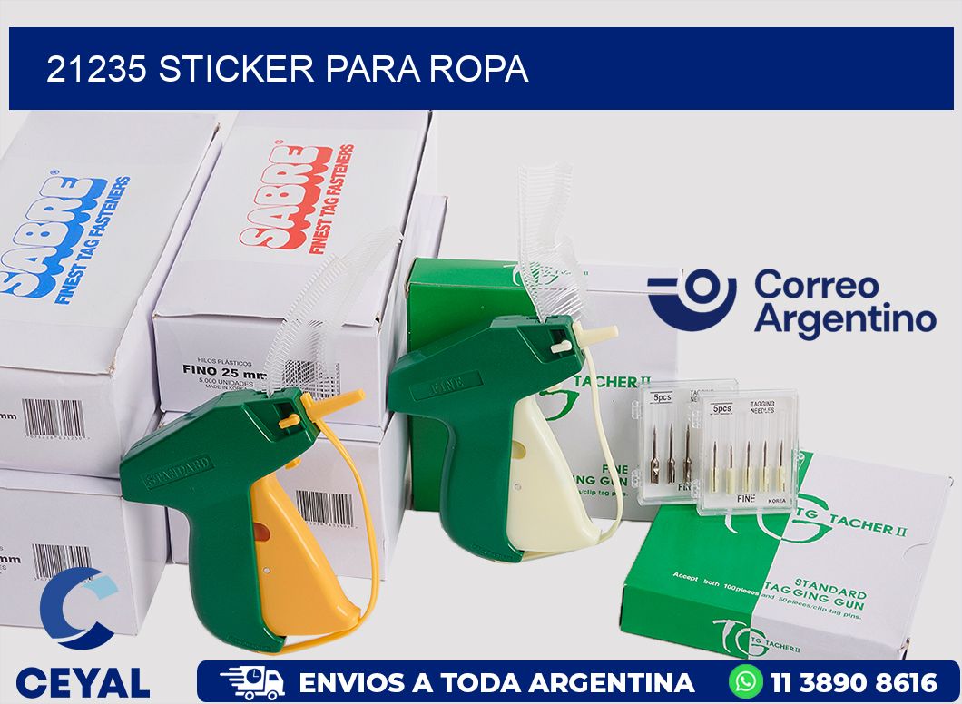 21235 Sticker para ropa
