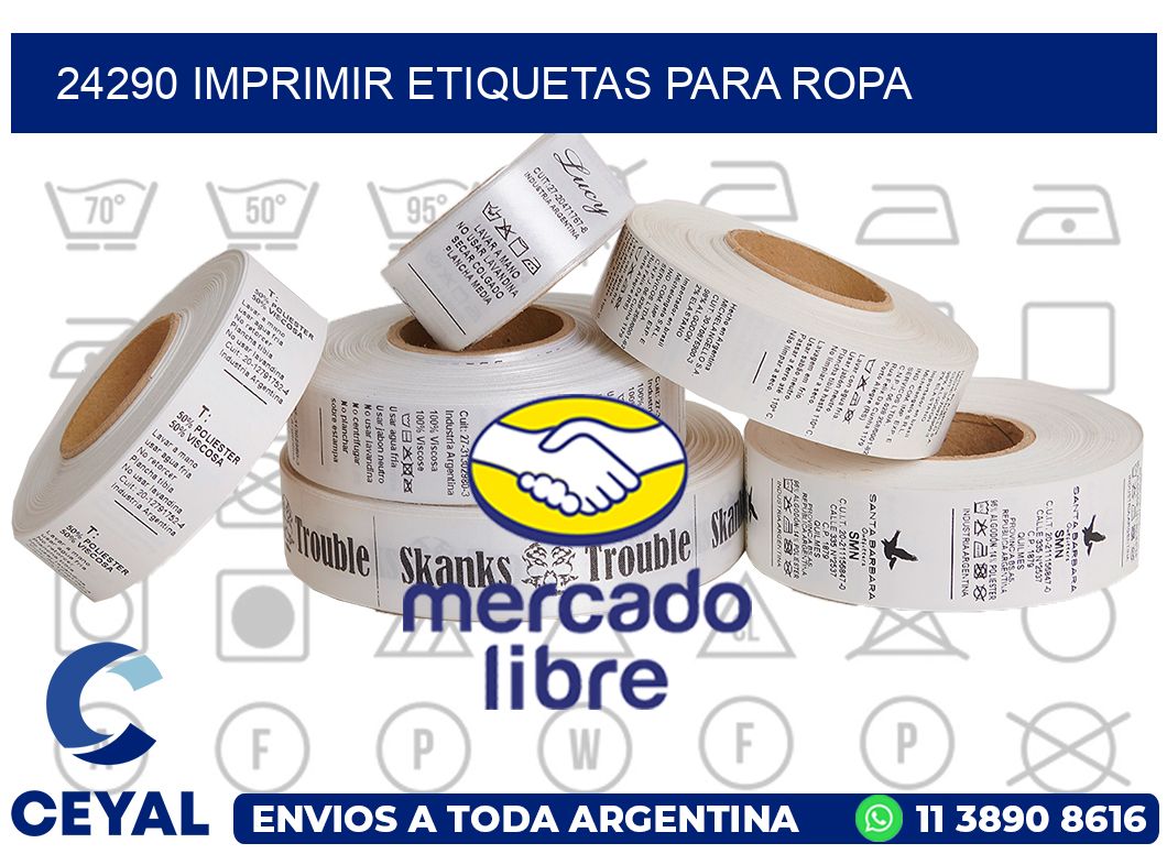 24290 Imprimir etiquetas para ropa