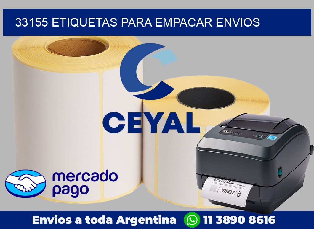 33155 Etiquetas para empacar envios