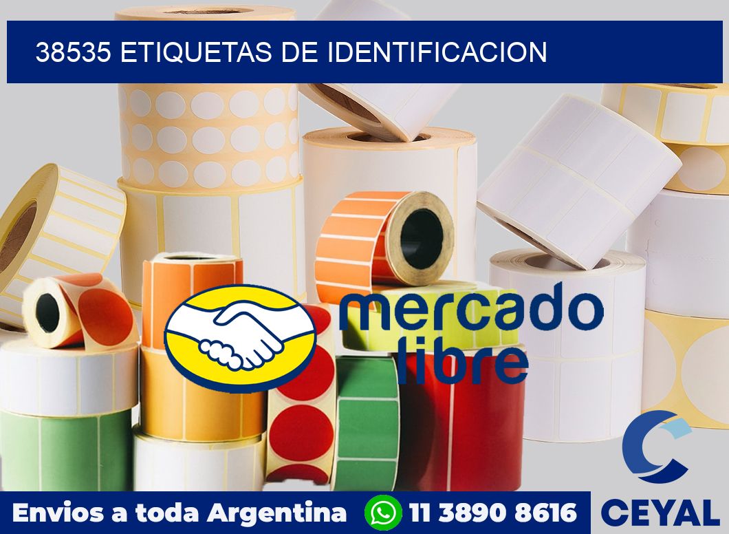 38535 Etiquetas de identificacion