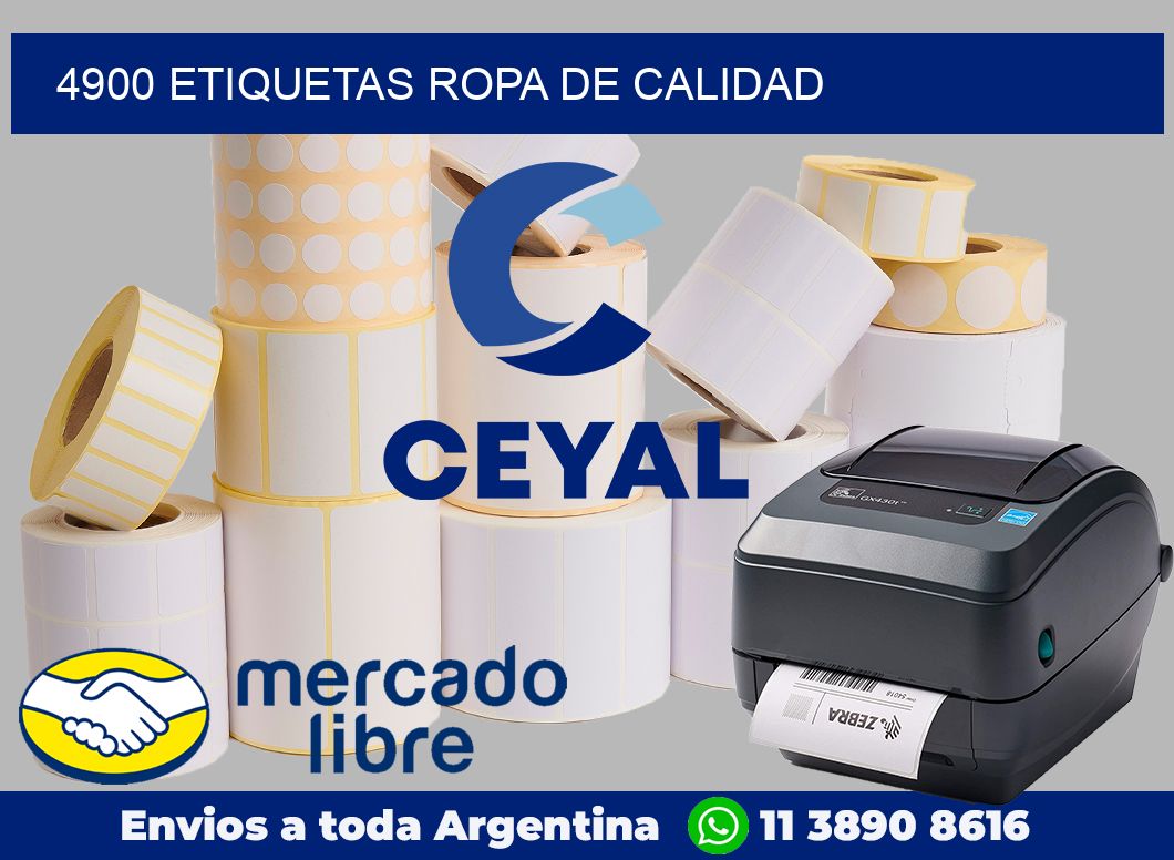 4900 Etiquetas ropa de calidad