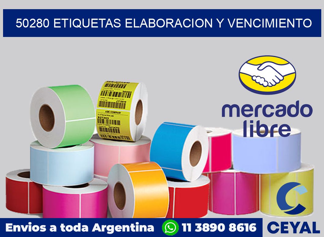 50280 Etiquetas elaboracion y vencimiento
