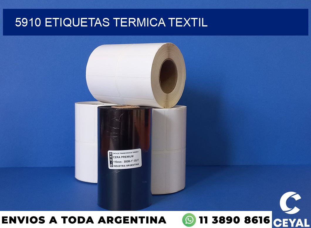 5910 etiquetas termica textil