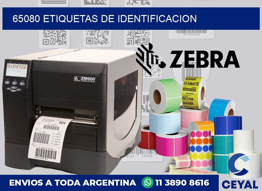 65080 Etiquetas de identificacion