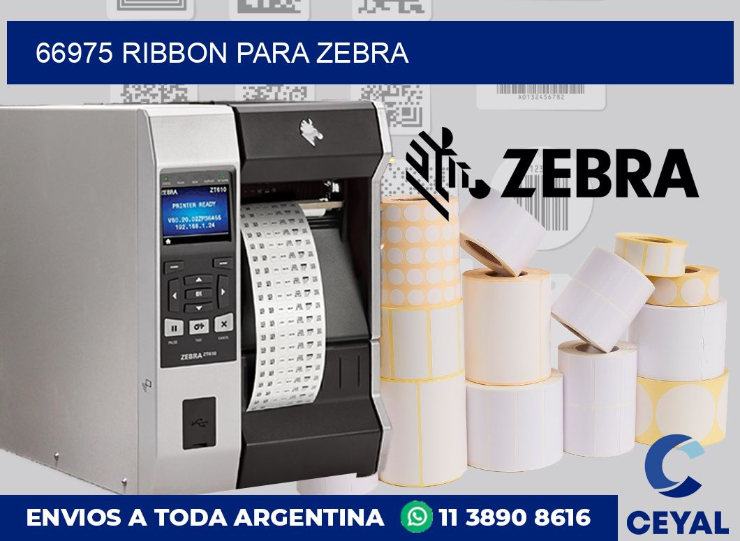 66975 ribbon para zebra