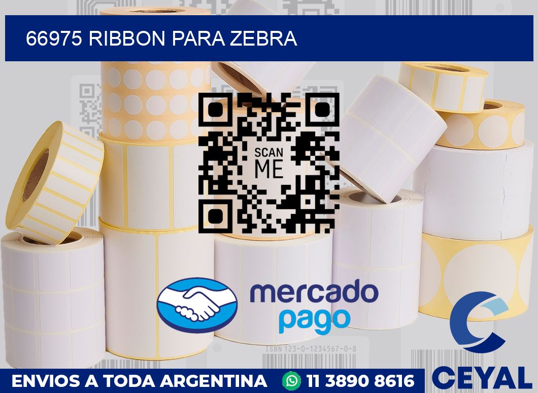 66975 ribbon para zebra
