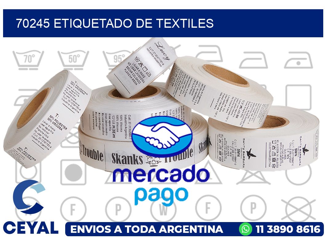 70245 Etiquetado de textiles