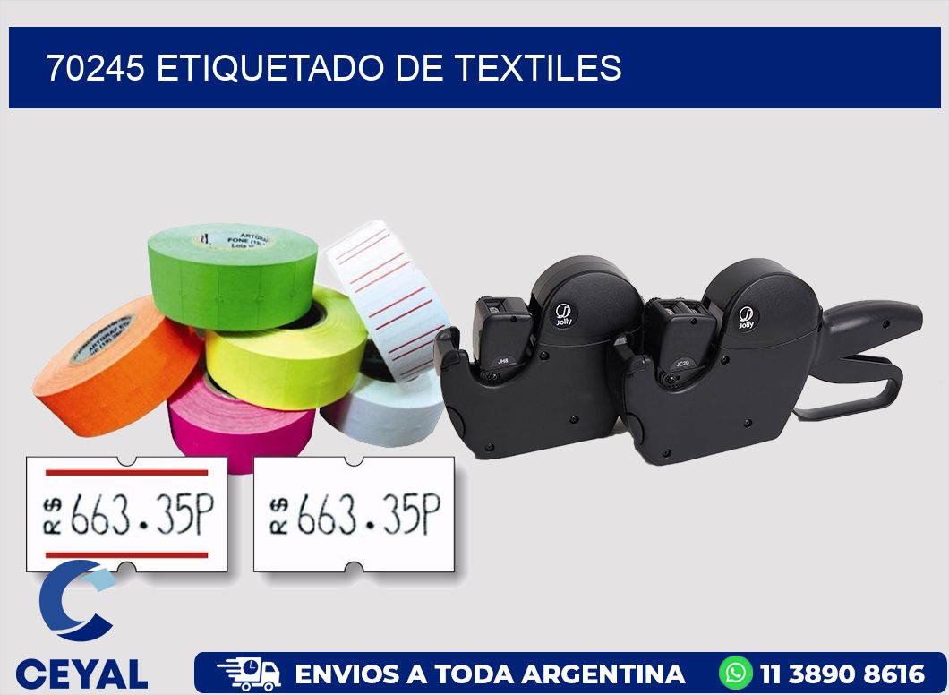 70245 Etiquetado de textiles