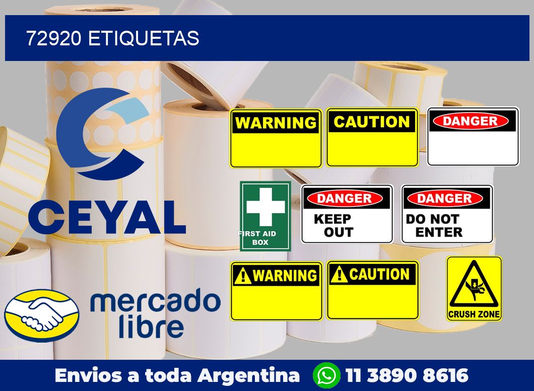 72920 etiquetas