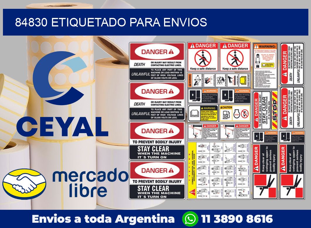 84830 Etiquetado para envios