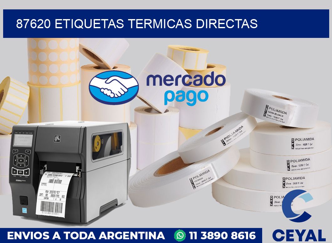87620 Etiquetas termicas directas