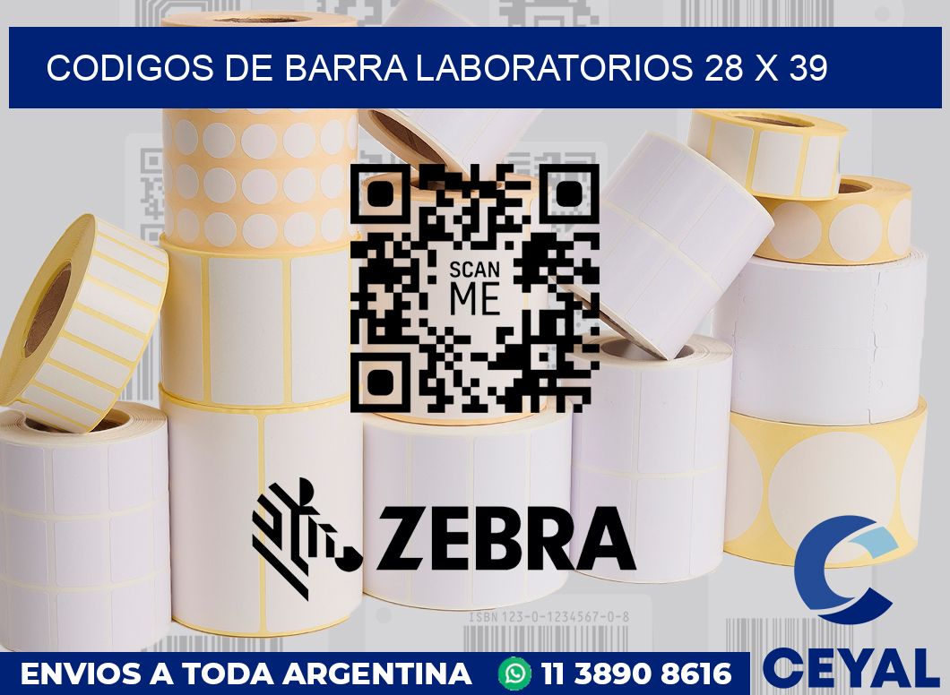 Codigos de barra laboratorios 28 x 39