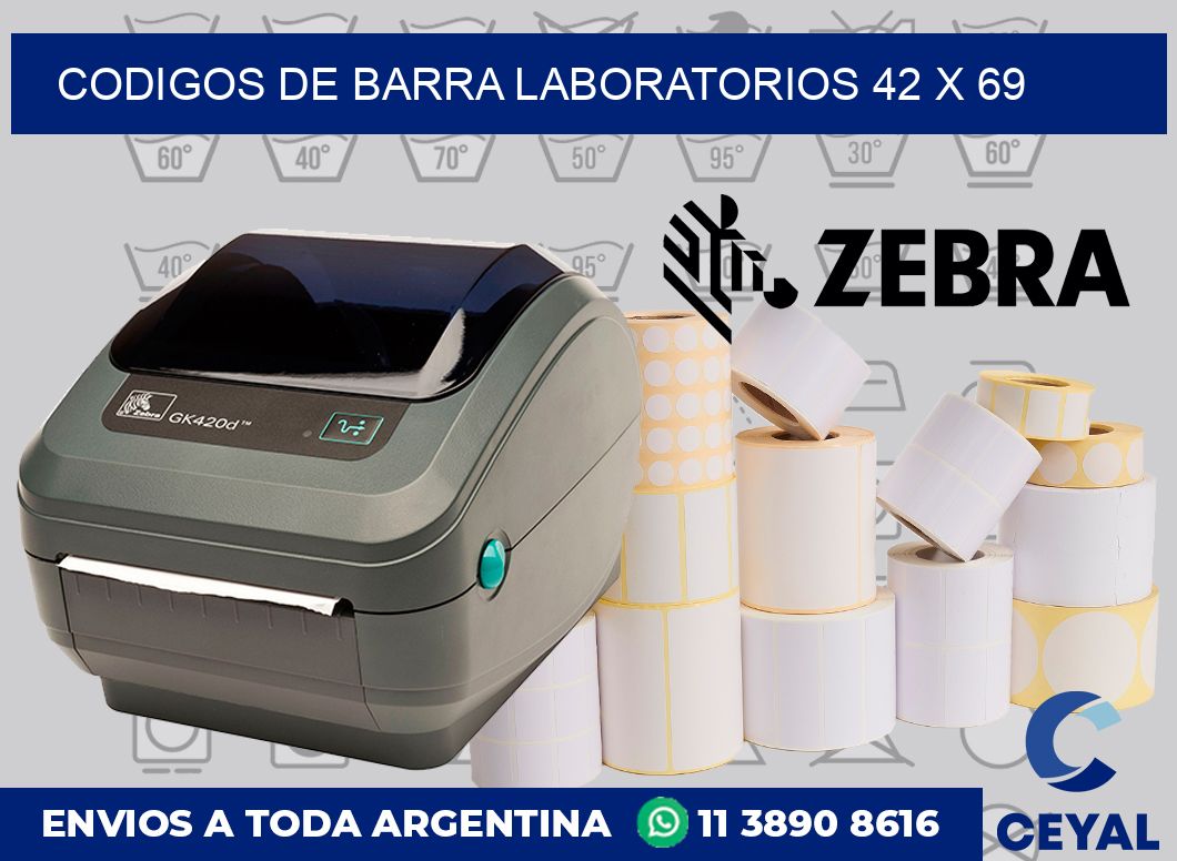 Codigos de barra laboratorios 42 x 69