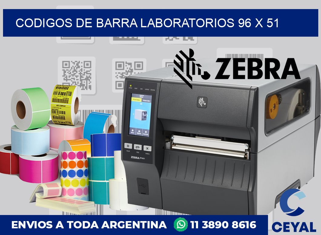 Codigos de barra laboratorios 96 x 51