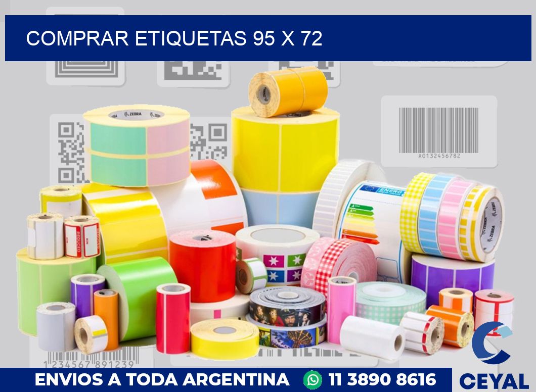 Comprar etiquetas 95 x 72