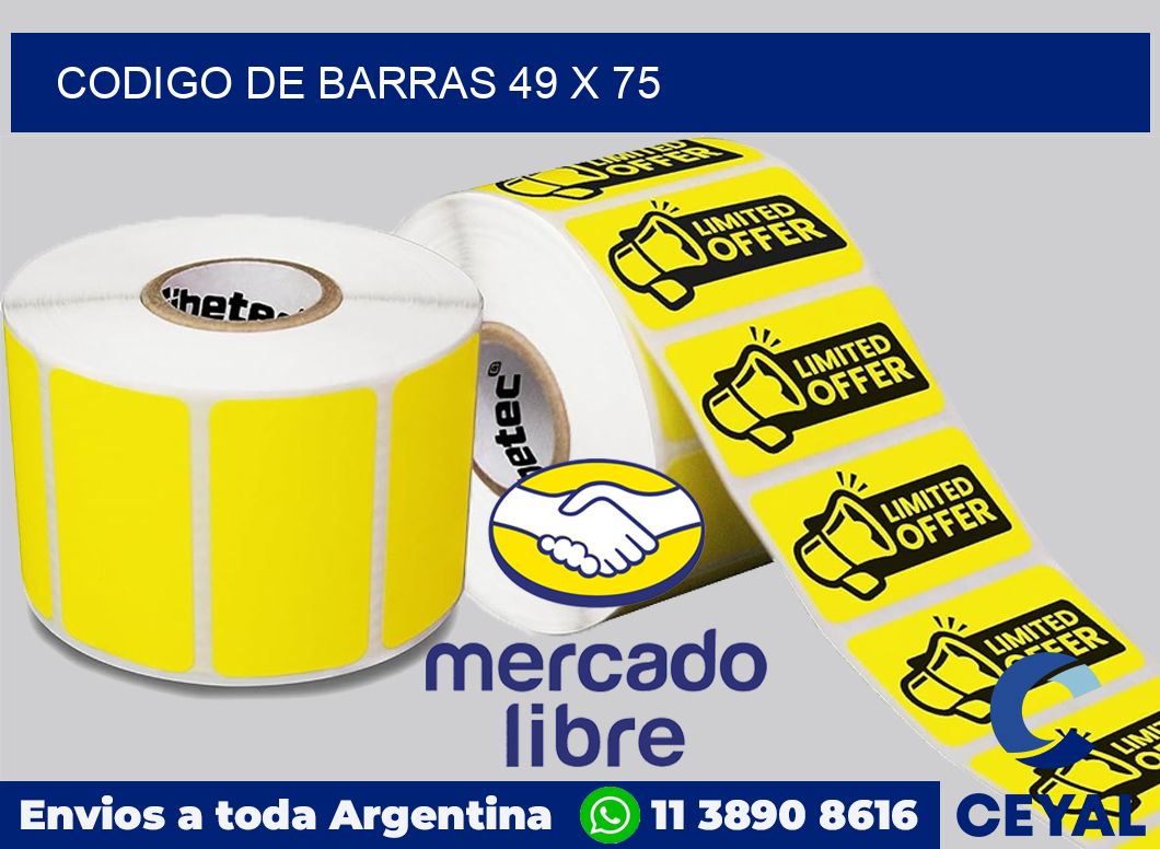 codigo de barras 49 x 75