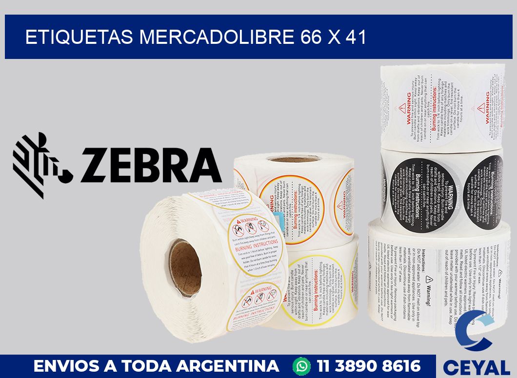 etiquetas mercadolibre 66 x 41
