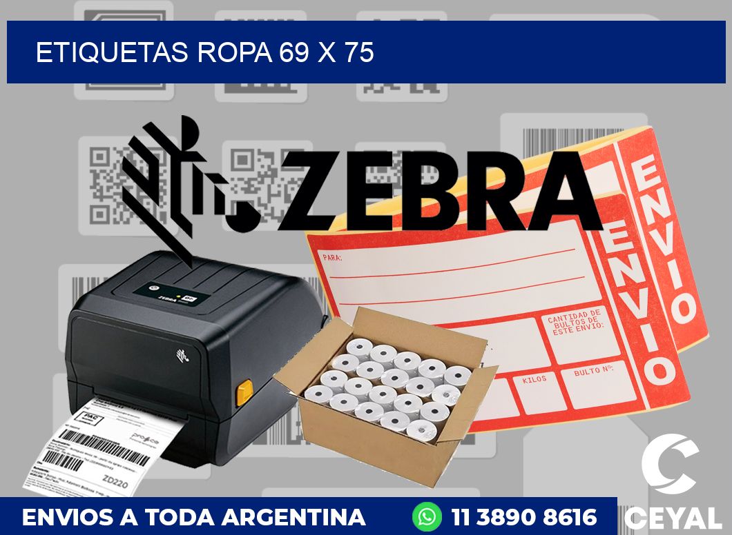 etiquetas ropa 69 x 75