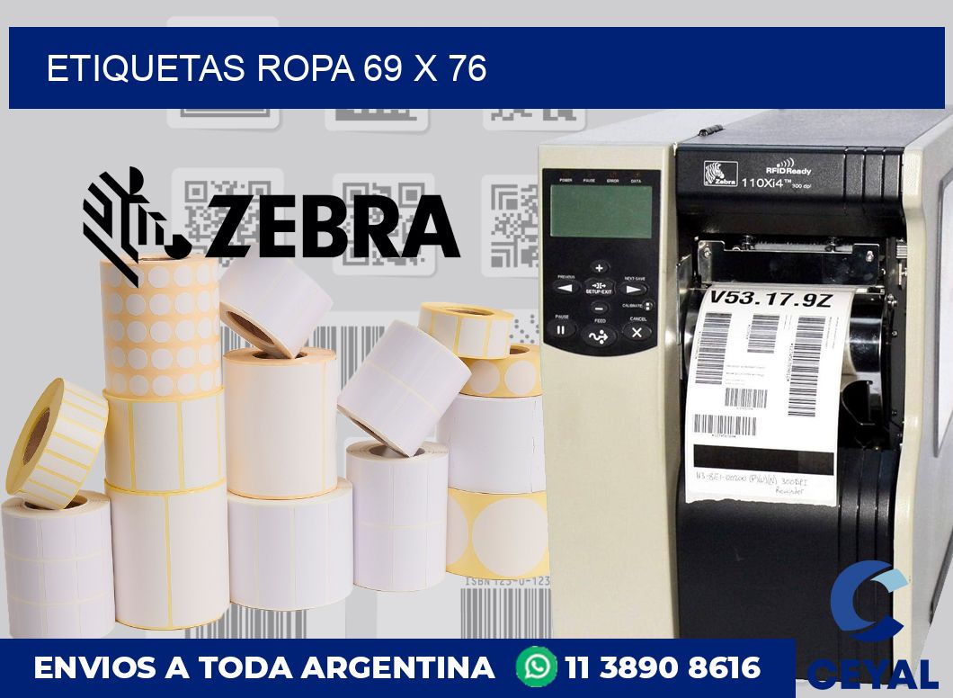 etiquetas ropa 69 x 76