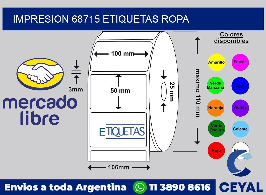 impresion 68715 etiquetas ropa