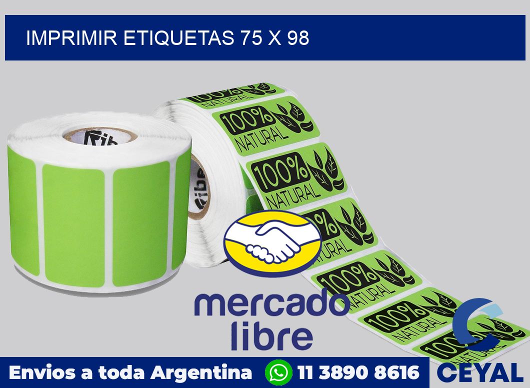 imprimir etiquetas 75 x 98