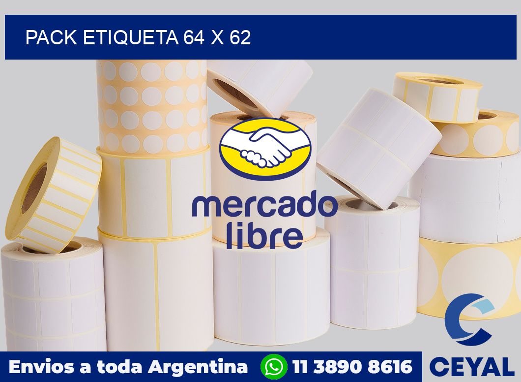 pack etiqueta 64 x 62