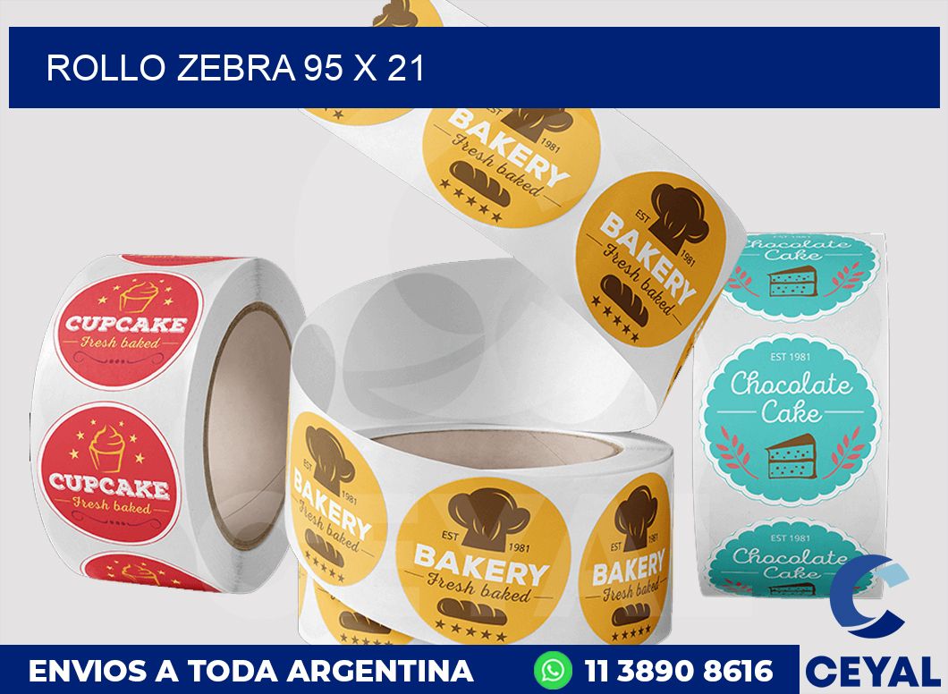 rollo zebra 95 x 21
