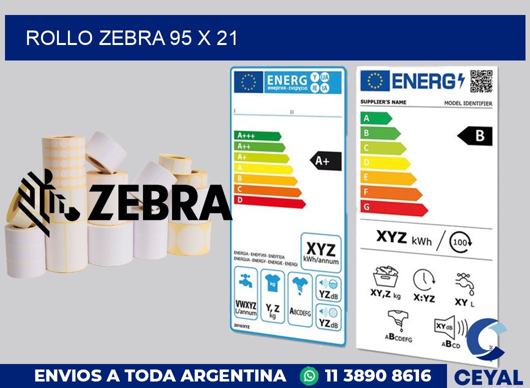 rollo zebra 95 x 21