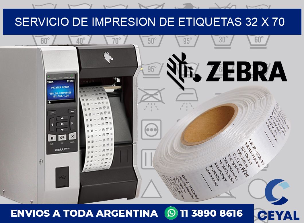servicio de impresion de etiquetas 32 x 70