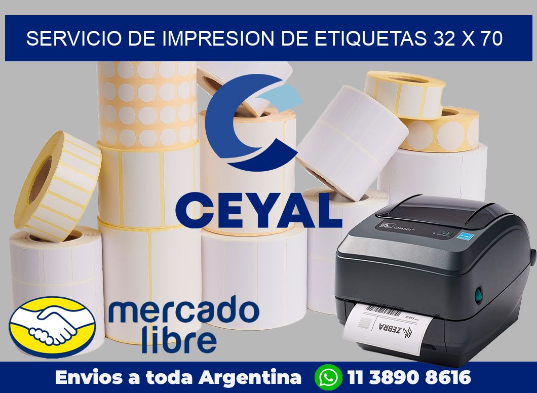 servicio de impresion de etiquetas 32 x 70
