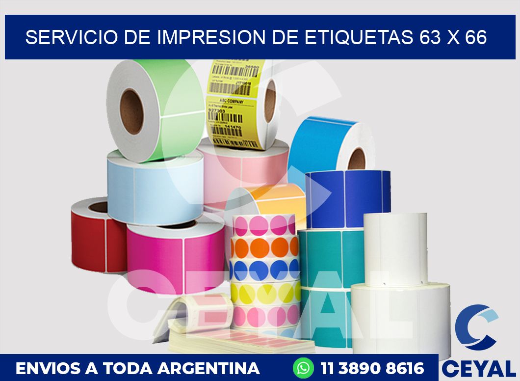 servicio de impresion de etiquetas 63 x 66