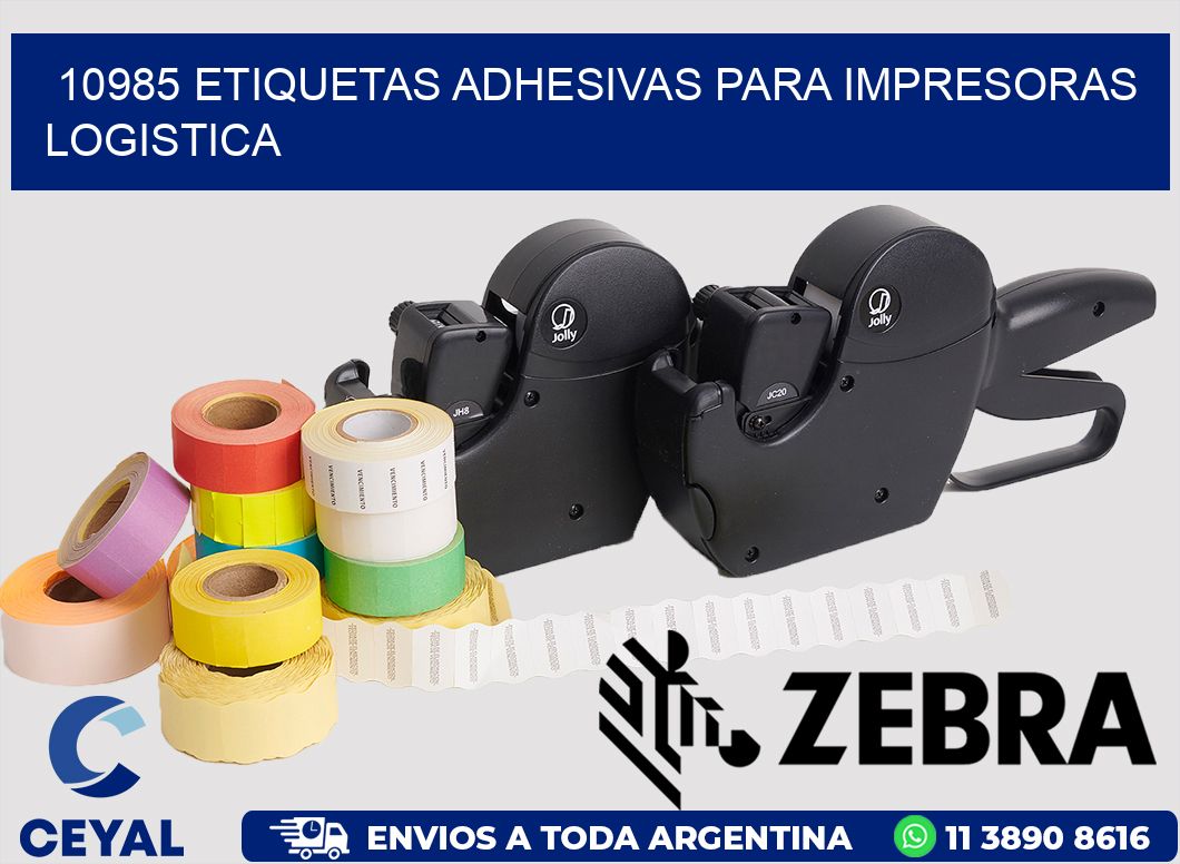 10985 ETIQUETAS ADHESIVAS PARA IMPRESORAS LOGISTICA