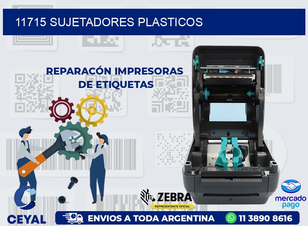 11715 SUJETADORES PLASTICOS