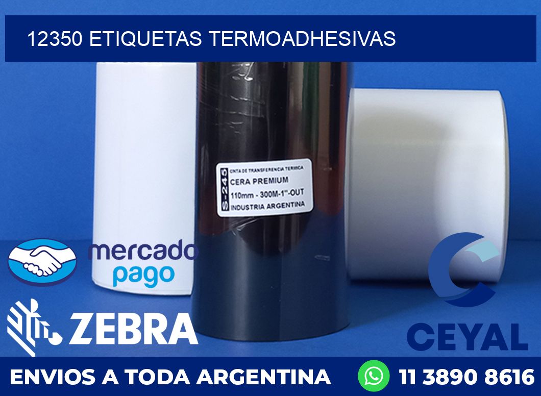 12350 ETIQUETAS TERMOADHESIVAS