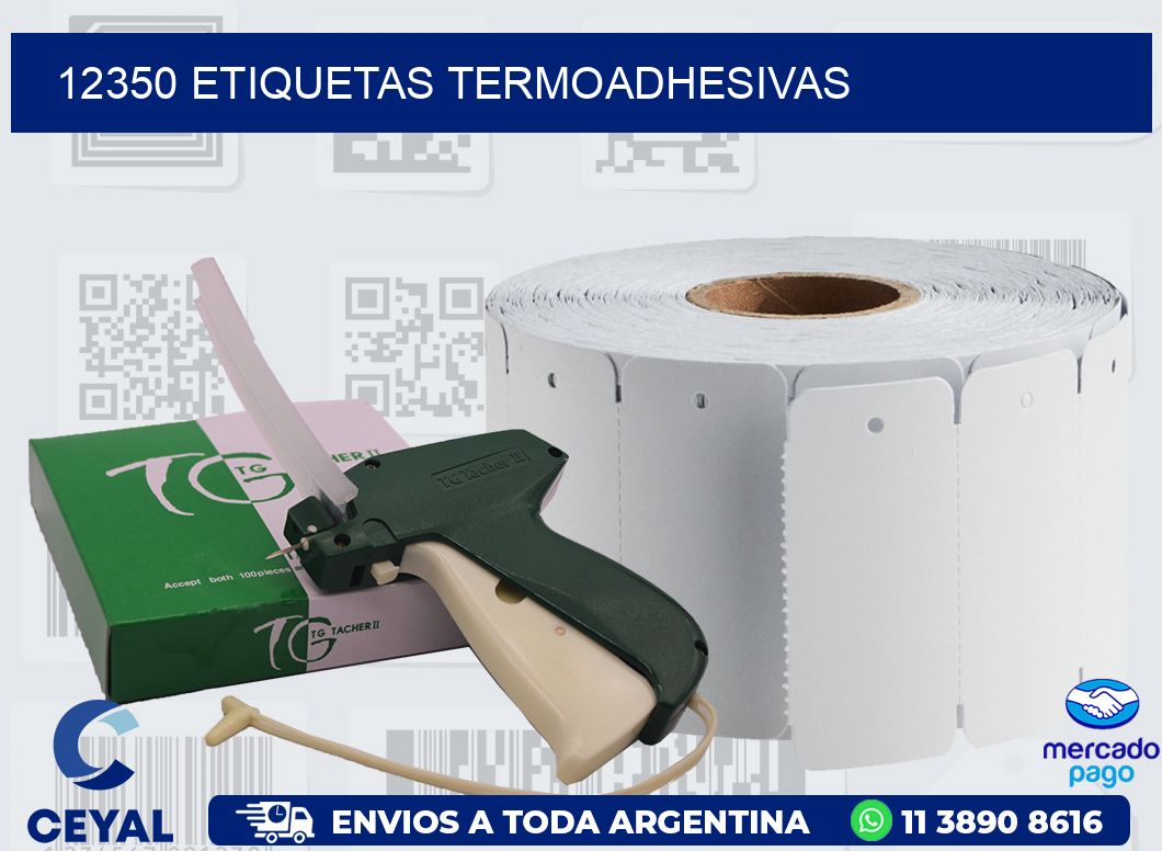 12350 ETIQUETAS TERMOADHESIVAS