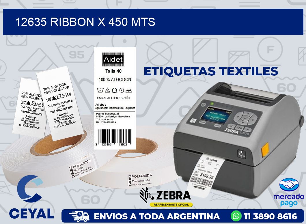 12635 RIBBON X 450 MTS