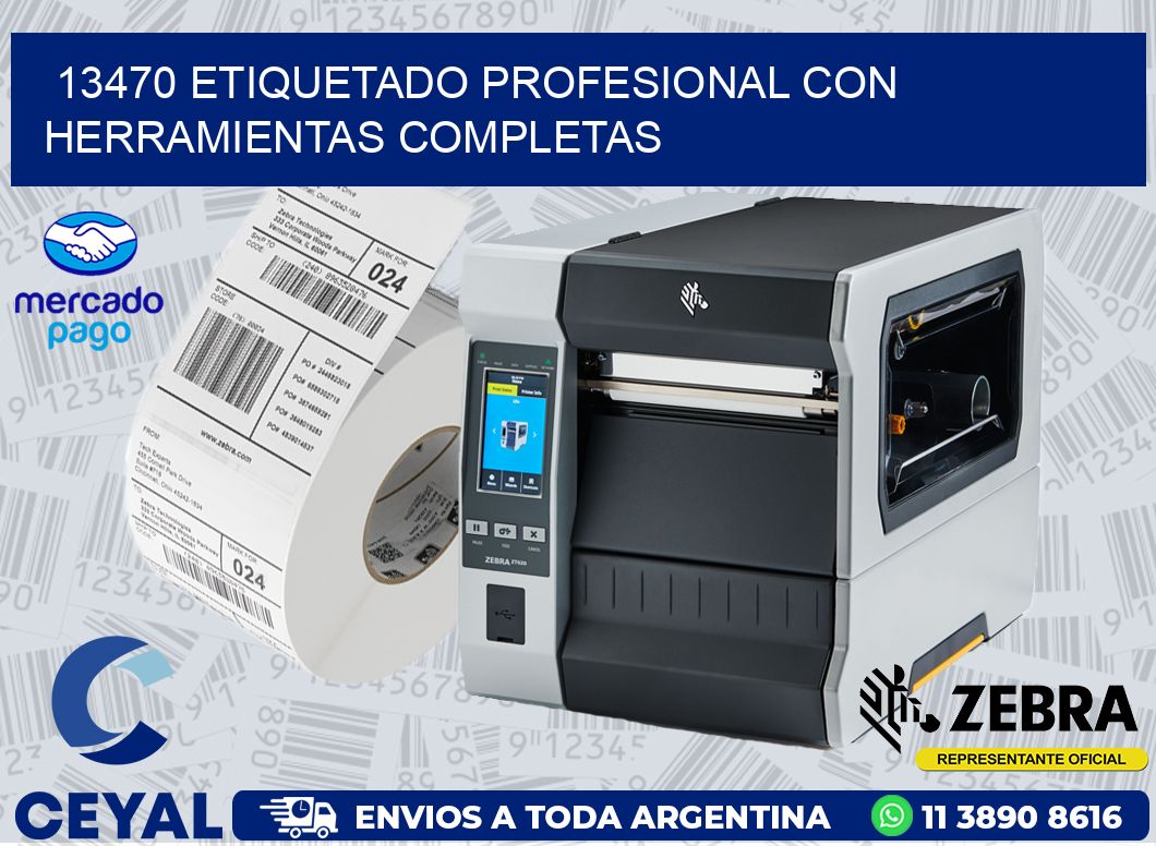 13470 ETIQUETADO PROFESIONAL CON HERRAMIENTAS COMPLETAS