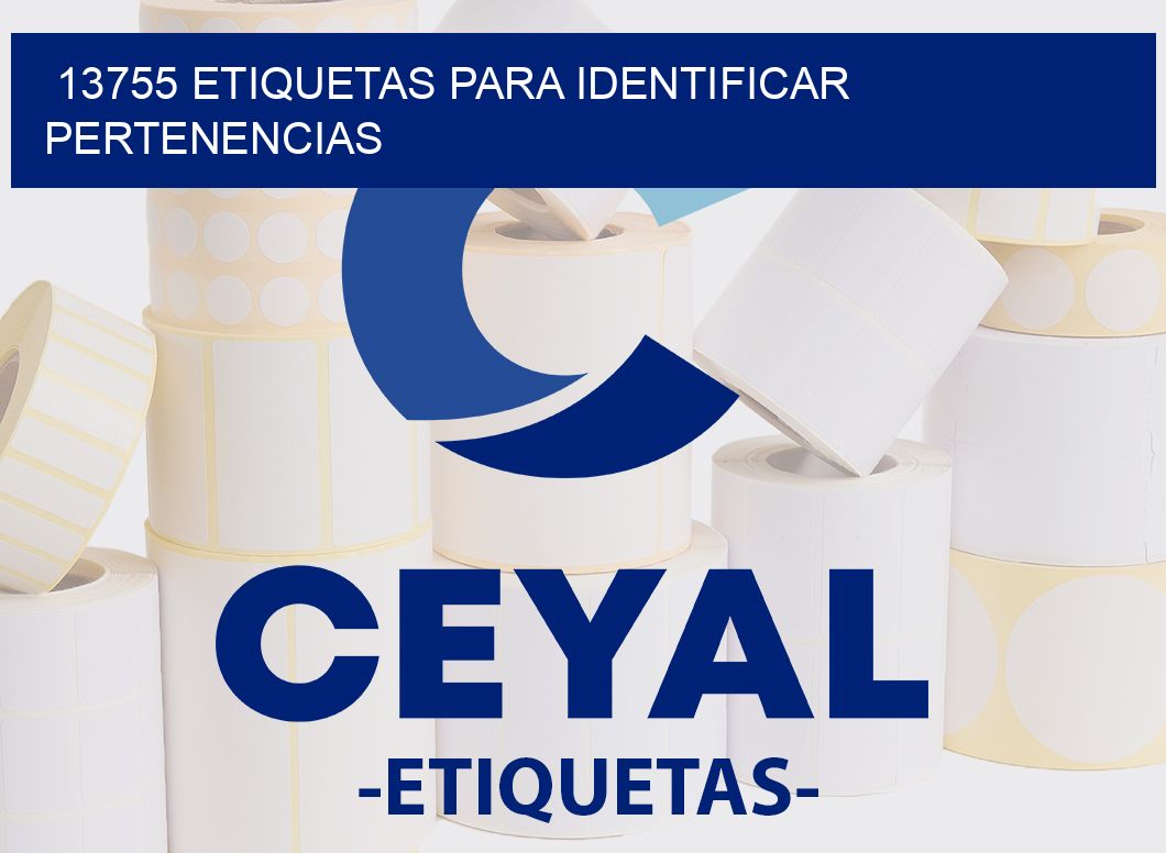 13755 ETIQUETAS PARA IDENTIFICAR PERTENENCIAS