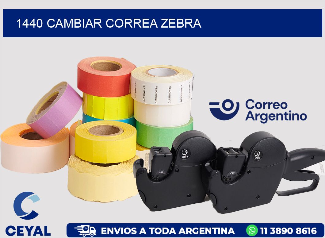 1440 CAMBIAR CORREA ZEBRA