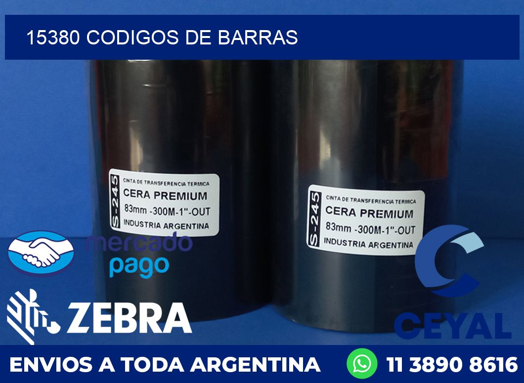 15380 CODIGOS DE BARRAS