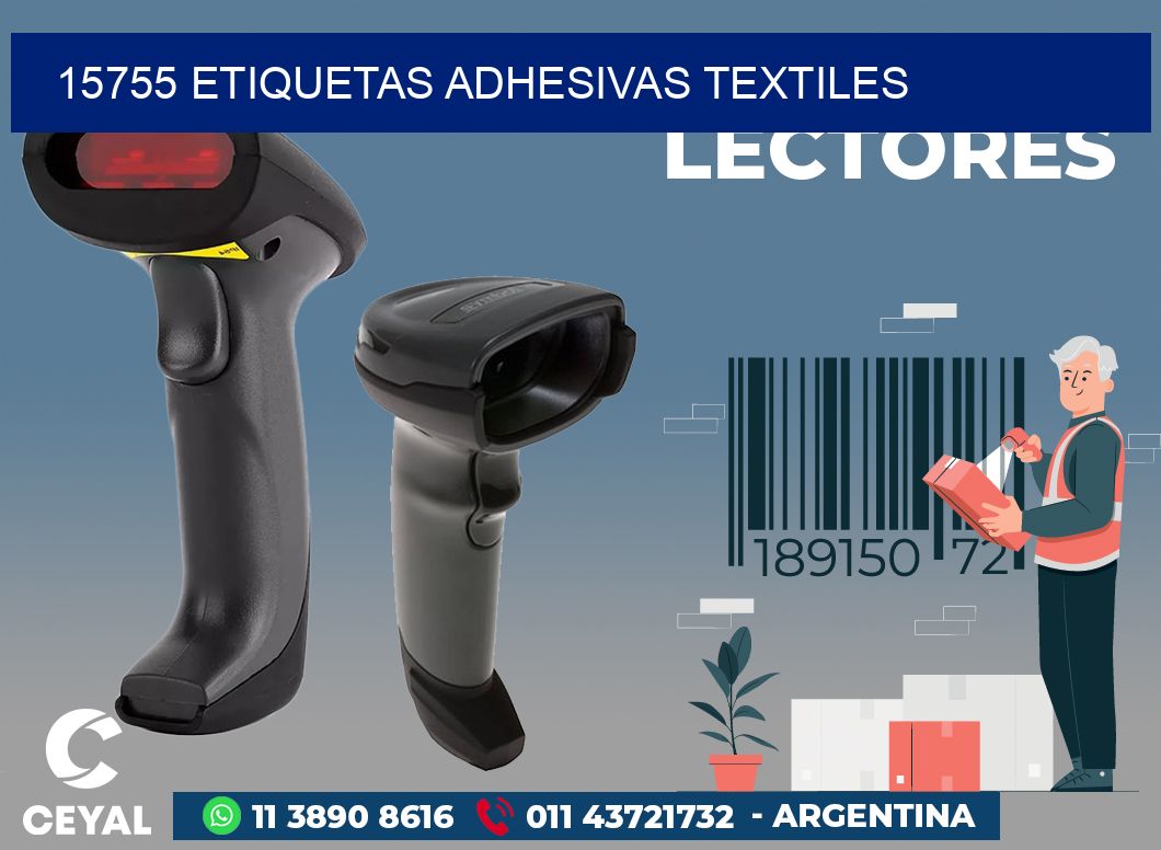 15755 ETIQUETAS ADHESIVAS TEXTILES