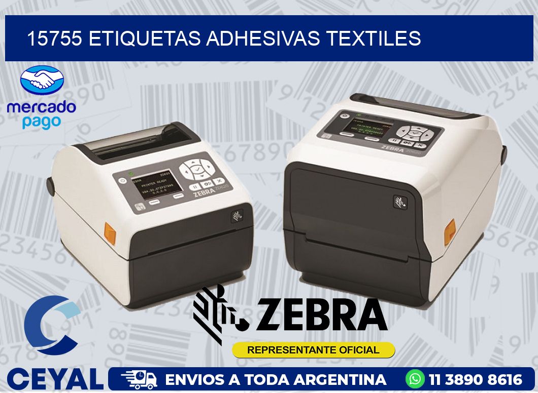 15755 ETIQUETAS ADHESIVAS TEXTILES