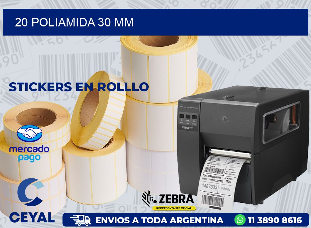 20 POLIAMIDA 30 MM