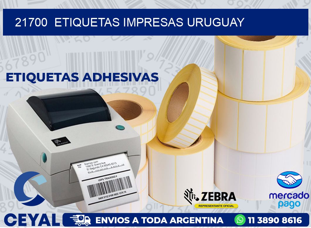 21700  ETIQUETAS IMPRESAS URUGUAY