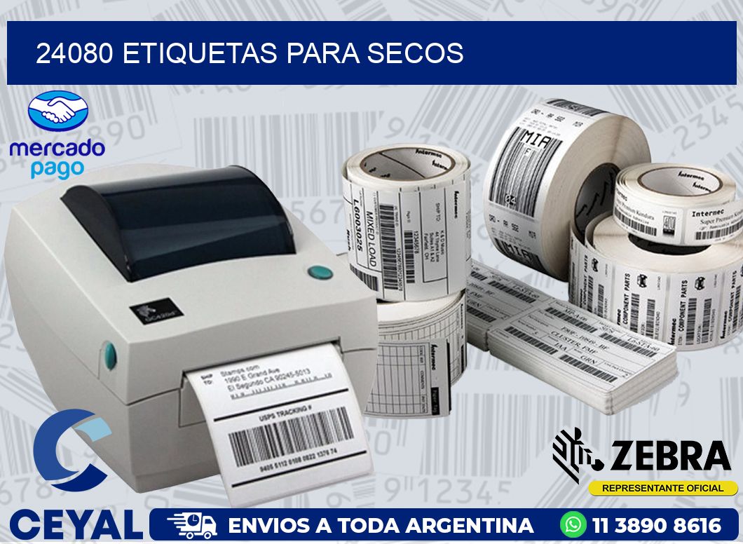 24080 ETIQUETAS PARA SECOS