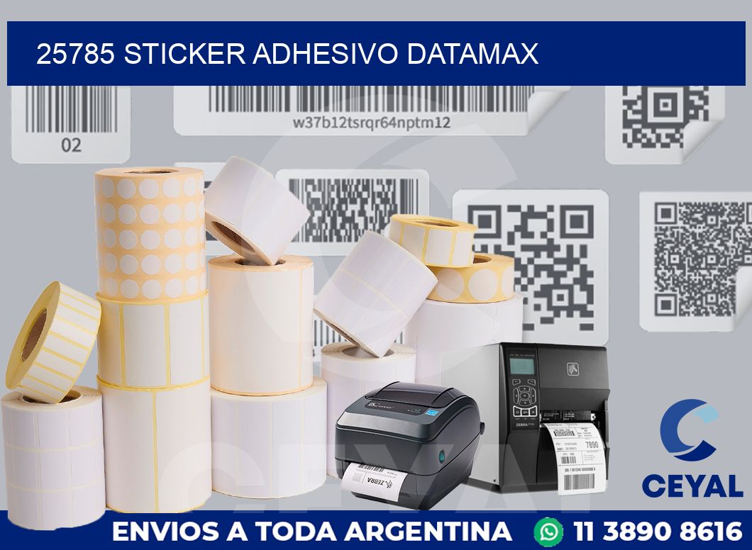 25785 STICKER ADHESIVO DATAMAX